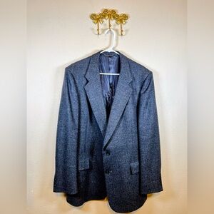 Christian Dior Classic Dark Gray Men's Blazer/Sports Coat. 100% Wool. Size 44R